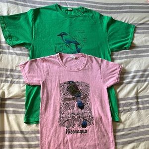 Two shirts from Nicaragua
